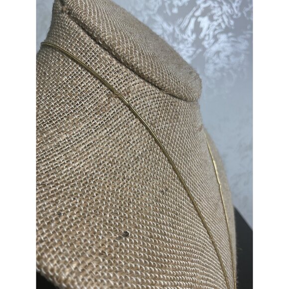 Gold-Tone Necklace With Swirl Design Pendant - Picture 4 of 5